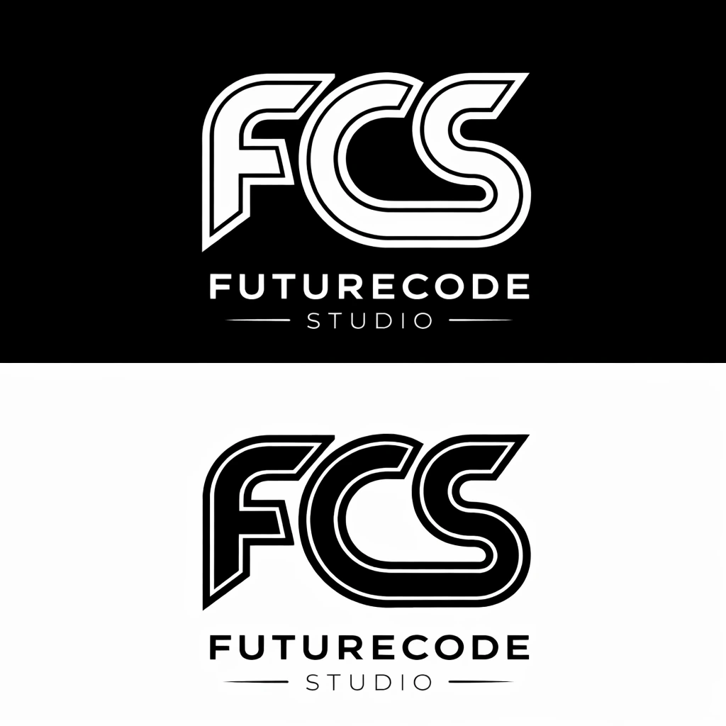 Logo FutureCode Studio monochrome