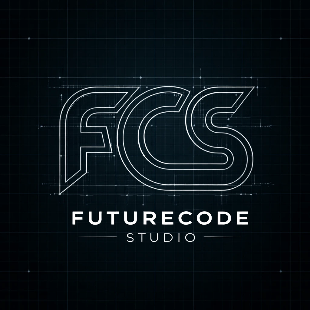 Logo FutureCode Studio version blueprint